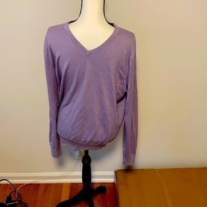 Banana Republic Luxury Blend V-Neck Sweater Mint Condition.